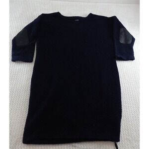 Humanoid blue  long sleeve shift dress size small